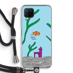 Aquarium: Huawei P40 Lite Transparant Hoesje met koord