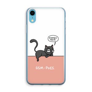 GSM poes: iPhone XR Transparant Hoesje