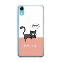 GSM poes: iPhone XR Transparant Hoesje
