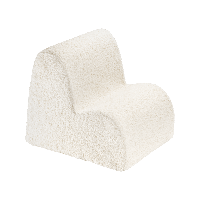 Wigiwama Stoel Wolk - Cream White Teddy