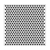 Mundart Stempel • embossing sjabloon kleine hartjes