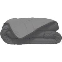 HUDSON Licht microfiber dekbed 200g / m² 140x200cm staal & zilver