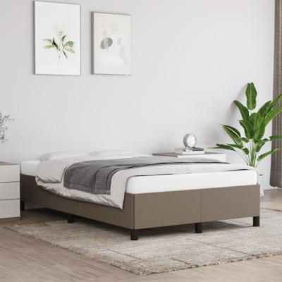Bedframe zonder matras 120x200 cm stof taupe