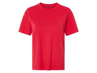 esmara Lidl dames T-shirt (Rood, S (36/38))