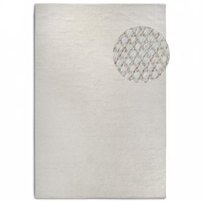 Wollen Vloerkleed Dehli - Naturel Wit maat: 230x160cm - materiaal: Wol - Dekbed-Discounter.nl
