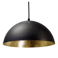 Masterlight Grote zwarte hanglamp Industria Gold 30 2199-30-08-S