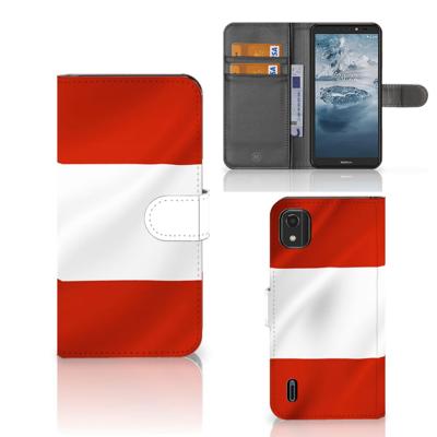 Nokia C2 2nd Edition | Bookstyle Case | Oostenrijk