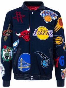 Jeff Hamilton x NBA Collage veste en laine - Bleu