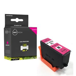 Inktmedia® - Inktcartridge - Geschikt Epson 202XL inktcartridge magenta hoge capaciteit - Cartridge met Inkt