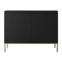 NADUVI Collection Kate Dressoir - B 100 cm - Zwart / Goud