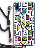 8-bit N°4: Huawei P20 Lite Transparant Hoesje met koord