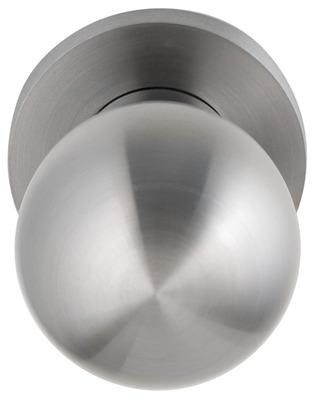 PF Rechte Bolknop ¢50 vst op rozet ¢54mm z. nokken PF Rechte Bolknop ¢50 vst op rozet ¢54mm z. nokken