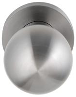 PF Rechte Bolknop ¢50 vst op rozet ¢54mm z. nokken