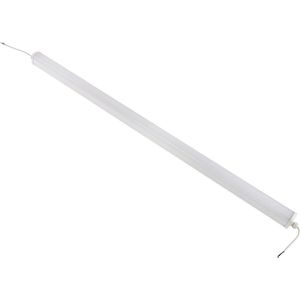 LED TL Armatuur - LED Balk - Aigi Haras - 50W - Waterdicht IP65 - Natuurlijk Wit 4000K - Mat Wit - Kunststof - 150cm