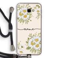 Daisies: Samsung Galaxy J4 Plus Transparant Hoesje met koord