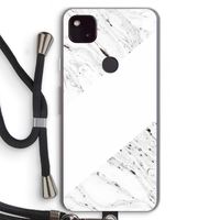 Biggest stripe: Pixel 4a 5G Transparant Hoesje met koord