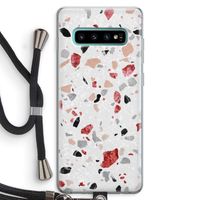 Terrazzo N°12: Samsung Galaxy S10 Plus Transparant Hoesje met koord