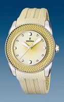 Horlogeband Festina F16591-2 Silicoon Beige 24mm