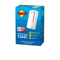 FRITZ! Powerline 1260E 1200 Mbit/s Ethernet LAN Wifi Wit 1 stuk(s) - thumbnail