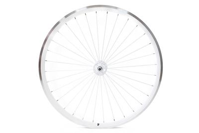 Weinmann Fixed Gear Voorwiel - Wit CNC Weinmann Fixed Gear Voorwiel - Wit CNC