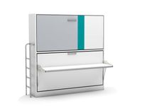 Opklap stapelbed Smart Bunk met bureau - thumbnail