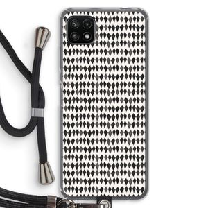 Crazy shapes: Samsung Galaxy A22 5G Transparant Hoesje met koord