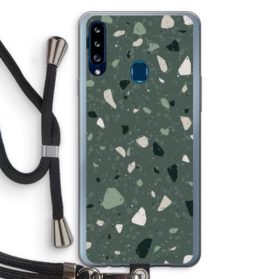 Terrazzo N°19: Samsung Galaxy A20s Transparant Hoesje met koord