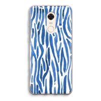 Blauwe nerven: Xiaomi Redmi 5 Transparant Hoesje