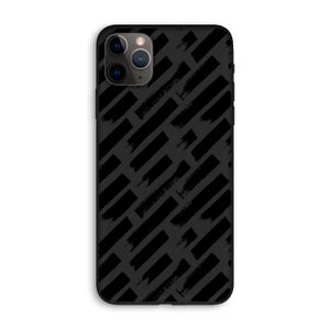 Zwarte vegen: iPhone 11 Pro Max Biologisch afbreekbaar hoesje