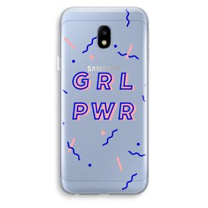 GRL PWR: Samsung Galaxy J3 (2017) Transparant Hoesje