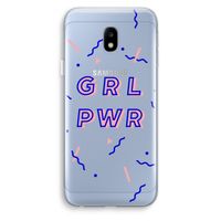 GRL PWR: Samsung Galaxy J3 (2017) Transparant Hoesje