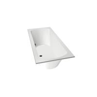 Xenz Lagoon Duobad - 170x75x53 - afvoer Midden - acryl - wit 6927-01