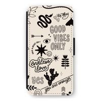 Good vibes: iPhone 12 Pro Max Flip Hoesje