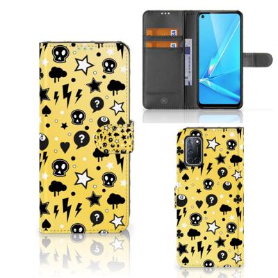 Telefoonhoesje met Naam OPPO A72 | OPPO A52 Punk Geel Telefoonhoesje met Naam OPPO A72 | OPPO A52 Punk Geel