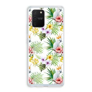 Gele kuif: Samsung Galaxy S10 Lite Transparant Hoesje