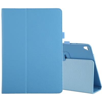 Voor iPad 10 2/10 5 Litchi textuur horizontale Flip lederen draagtas met houder (blauwe lucht)
