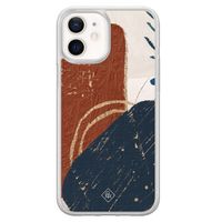 iPhone 12 mini hybride hoesje - Abstract terracotta - thumbnail