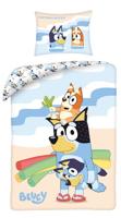 Bluey en Bingo Dekbedovertrek Beach 140 x 200 cm - katoen