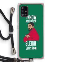 Sleigh Bells Ring: Samsung Galaxy A51 5G Transparant Hoesje met koord