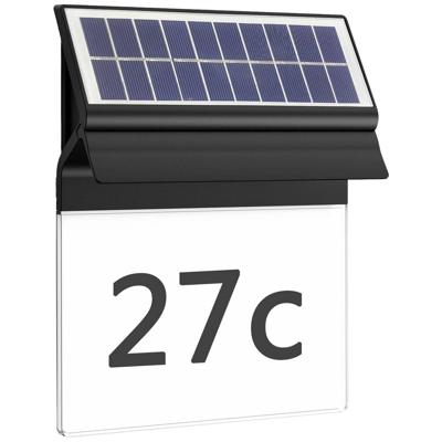 Philips LED Enkara 8720169265462 Huisnummerlamp op zonne-energie LED 0.4 W Zwart