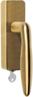 Formani Basics LB18H-DKLOCK-O draaikiepgarnituur afsluitbaar - PVD mat goud