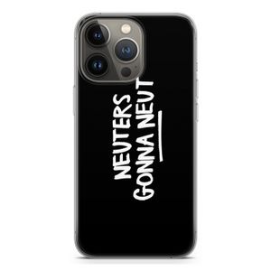 Neuters (zwart): iPhone 13 Pro Transparant Hoesje