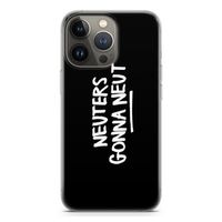 Neuters (zwart): iPhone 13 Pro Transparant Hoesje