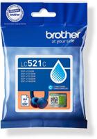 Brother inktcartridge, 500 pagina&apos;s, OEM LC-521C, cyaan