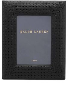 Ralph Lauren Home cadre photo en cuir (9cm x 11 cm) - Noir