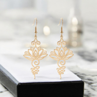 Lotus Oorbellen - Sieraden - Spiritueelboek.nl