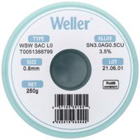 Weller WSW SAC L0 Soldeertin, loodvrij Spoel Sn3,0Ag0,5Cu 250 g 0.8 mm - thumbnail