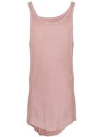Boris Bidjan Saberi débardeur à détail appliqué - Rose