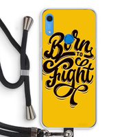 Born to Fight: Huawei Y6s Transparant Hoesje met koord