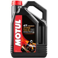 MOTUL 5W-40 synthetisch 7100, Motorolie 4T, 4 liter - thumbnail